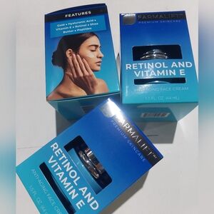 Lot Of 3 Farmalift Anti Aging Cream Retinol Vitamin E